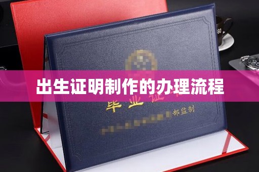 泾阳出生证明制作的办理流程