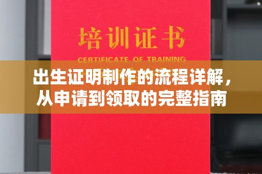 库尔勒出生证明制作的流程详解，从申请到领取的完整指南